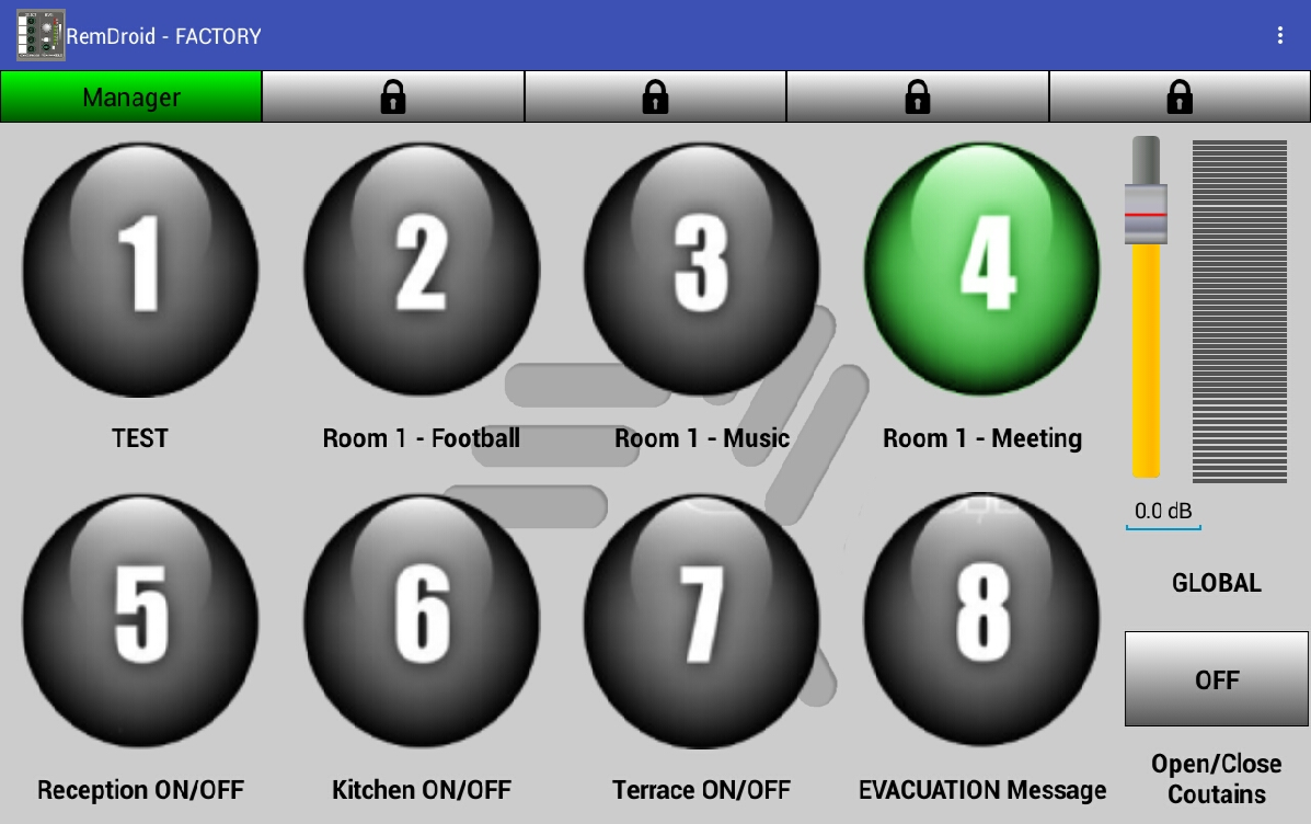 Customized Manager Profile